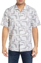 Men's Tommy Bahama Miles Of Tiles Short Sleeve Silk Camp Shirt