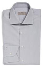 Men's Canali Regular Fit Solid Dress Shirt - Grey