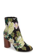 Women's Sole Society Mulholland Embroidered Boot .5 M - Green