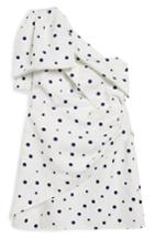Women's Topshop Dot One-shoulder Bow Minidress Us (fits Like 0) - White