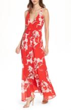 Women's Yumi Kim Rush Hour Silk Maxi Dress - Red