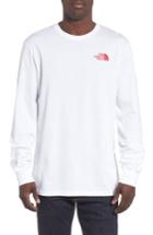 Men's The North Face Red Box Long Sleeve T-shirt - White