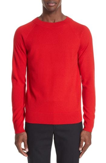 Men's Dries Van Noten Mimic Raglan Sweater - Blue