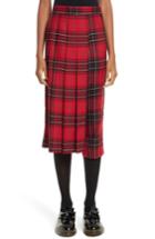 Women's Junya Watanabe Tartain Plaid Overlay Crop Pants