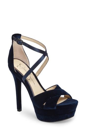 Women's Jessica Simpson Roxelle Sandal M - Blue