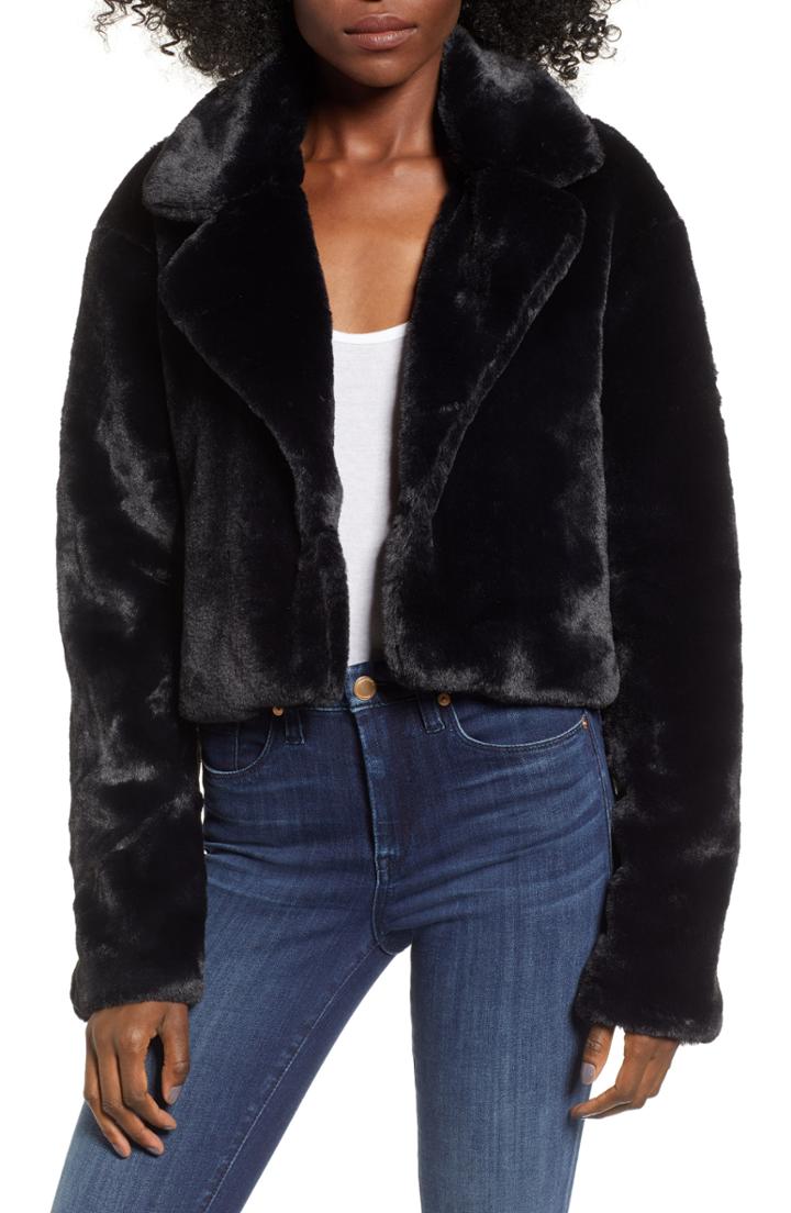 Women's Tiger Mist Mimi Faux Fur Jacket - Black