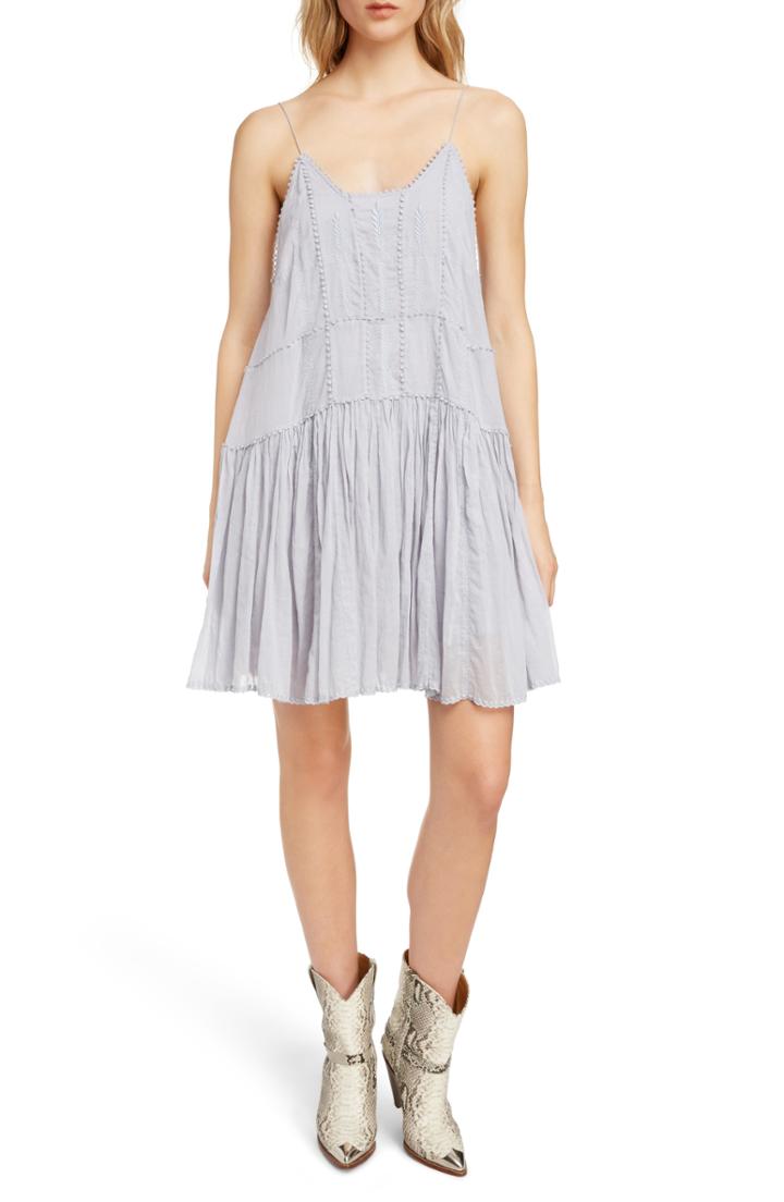 Women's Isabel Marant Etoile Amelie Drop Waist Dress Us / 36 Fr - Blue