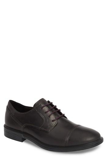 Men's Ecco Knoxville Cap Toe Derby -7.5us / 41eu - Black