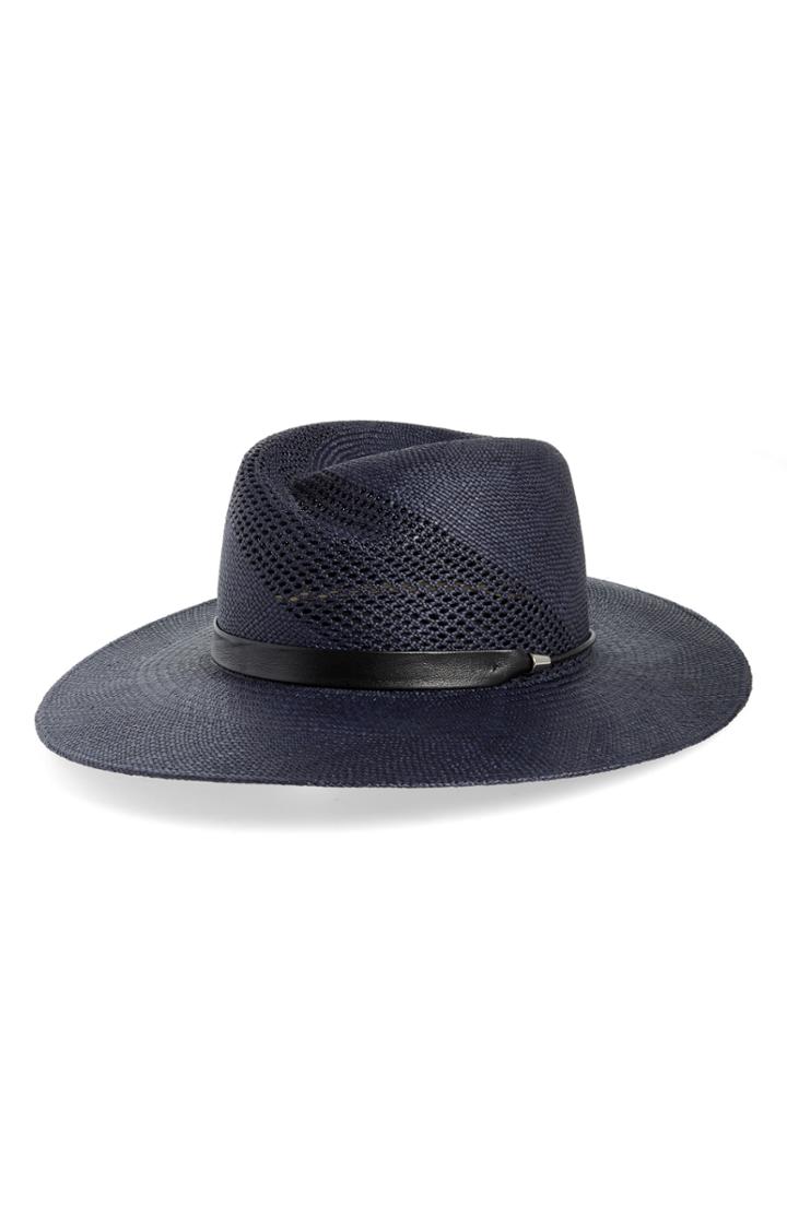 Women's Rag & Bone Zoe Straw Fedora - Blue