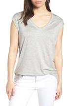 Women's Caslon Off-duty Sleeveless Stretch Knit Top - Grey