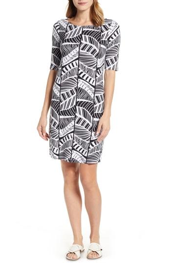 Women's Tommy Bahama Leaf Line Shift Dress - Black