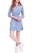 Women's Free People Dynamite In Cord Minidress - Blue
