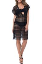 Women's Profile By Gottex Crochet Cover-up Dress