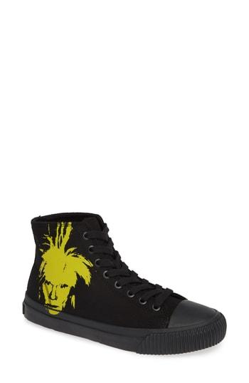 Women's Calvin Klein Jeans Iconica High Top Sneaker .5 M - Black