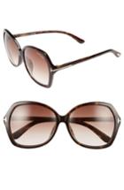 Women's Tom Ford Carola Special Fit 60mm Sunglasses -