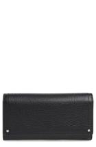 Women's Treasure & Bond Leather Continental Wallet - Black