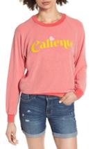 Women's Wildfox Caliente Junior Sweatshirt, Size - Red