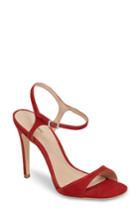 Women's Schutz Jade Ankle Strap Sandal .5 M - Red