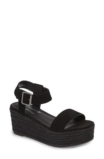 Women's Amuse Society X Matisse Siena Wedge Sandal M - Black