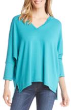 Women's Karen Kane Hooded Pullover - Blue/green