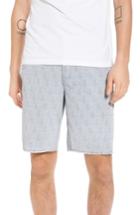 Men's The Rail Print Frost Wash Shorts - Grey
