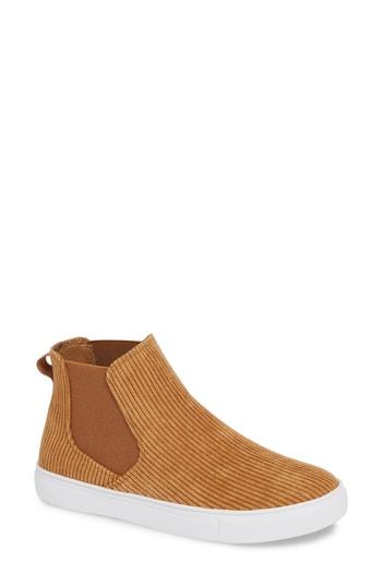 Women's Sbicca High Top Sneaker M - Brown