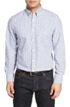 Men's Nordstrom Men's Shop Smartcare(tm) Classic Fit Check Sport Shirt - White