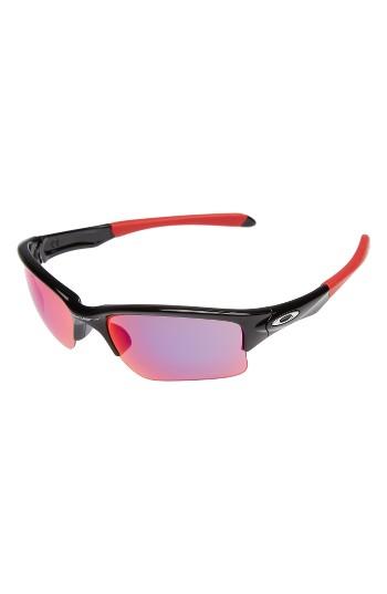 Women's Oakley Quarter Jacket Prizm(tm) 61mm Semi-rimless Sunglasses - Black/ Prizm