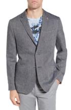 Men's Ted Baker London Hines Linen Blend Blazer Tall - Blue