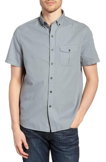 Men's Michael Bastian Slim Fit Garment Dyed Sport Shirt - Grey
