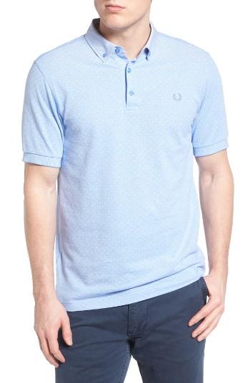 Men's Fred Perry Polka Dot Pique Polo
