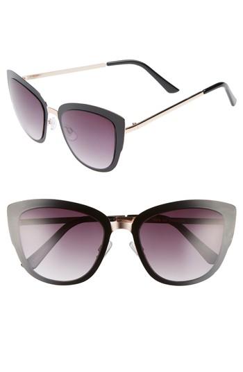 Women's Bp. 59mm Cat Eye Sunglasses - Black/ Gold