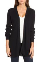 Women's Chelsea28 Ruffle Cardigan, Size - Black