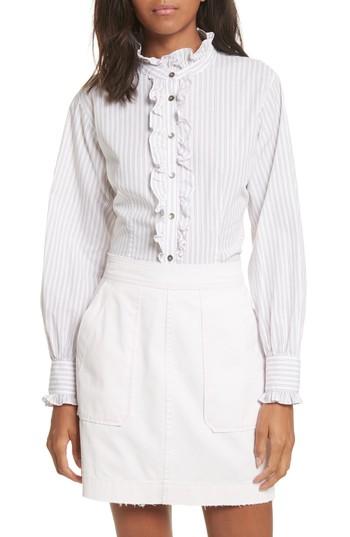 Women's La Vie Rebecca Taylor Gigi Stripe Top - Pink