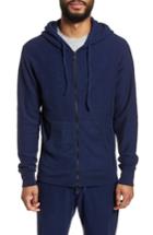 Men's Goodlife Terrycloth Cotton Blend Zip Hoodie - Blue