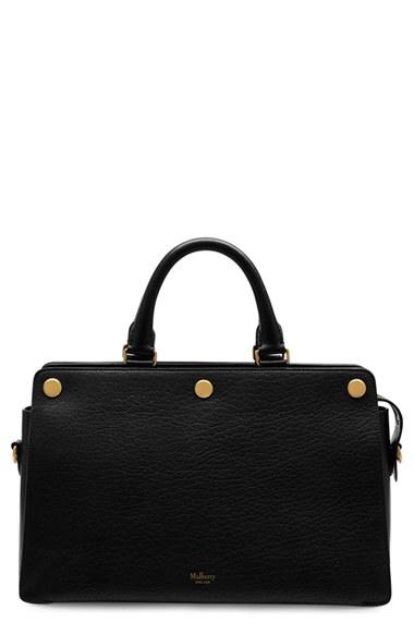 Mulberry 'chester' Textured Goatskin Leather Satchel -