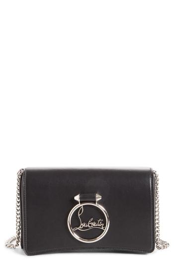 Christian Louboutin Mini Rubylou Calfskin Leather Clutch - Black