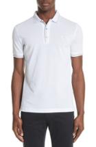 Men's Burberry Kenforth Polo, Size - White