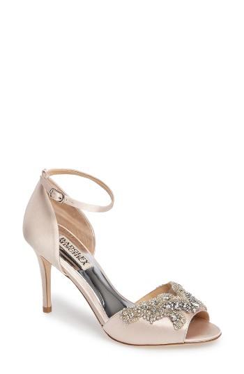 Women's Badgley Mischka Barker Ankle Strap D'orsay Pump M - Pink
