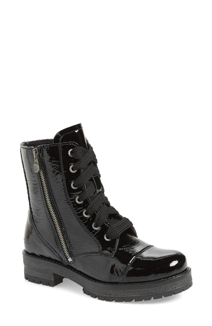 Women's Bos. & Co. Paulie Waterproof Lace-up Bootie .5-7us / 37eu - Black