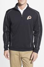 Men's Cutter & Buck Washington Redskins - Edge Drytec Moisture Wicking Half Zip Pullover