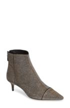 Women's Alexandre Birman Kittie Pointy Toe Bootie .5 M - Black