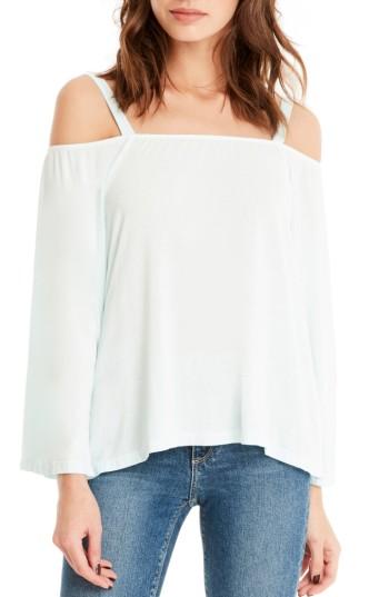 Women's Michael Stars Off The Shoulder Top, Size - Blue/green