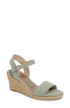 Women's Tamaris Livia Espadrille Wedge Sandal Eu - Green