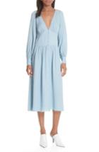 Women's Joie Kyria Silk Midi Dress - Blue
