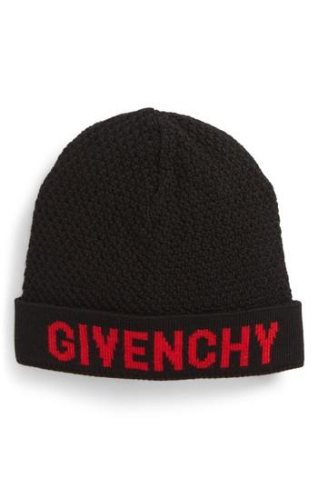 Women's Givenchy Logo Beanie -