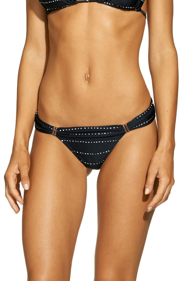 Women's Vix Swimwear Stripe Dot Bia Tube Bikini Bottoms - Black