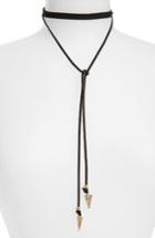 Women's Canvas Jewelry Triangle Wrap Choker