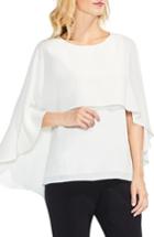 Women's Vince Camuto Cape Overlay Blouse, Size - White