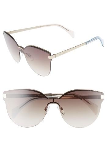 Women's Tommy Hilfiger 99mm Rimless Cat Eye Sunglasses - Gold